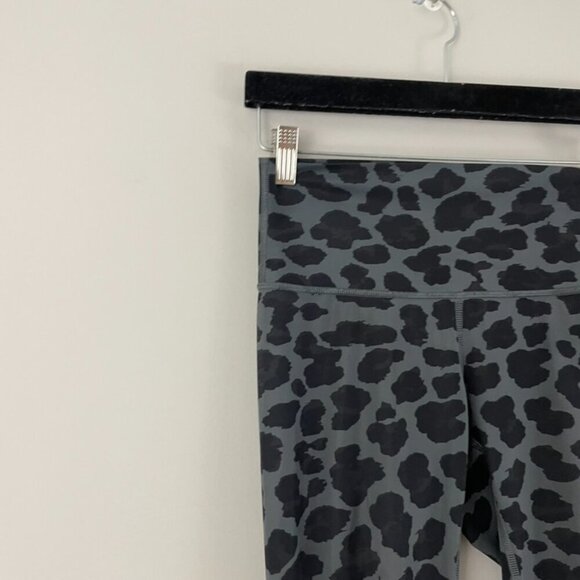 Lululemon High Times Pant Cherry Cheetah Dark Slate Black Leggings Size 4 - Picture 5 of 8
